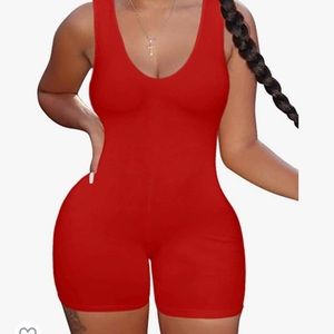 Red bodysuit